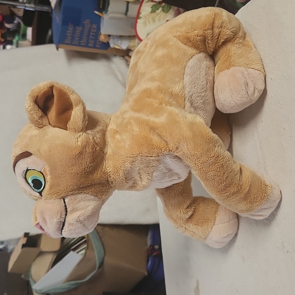 Genuine Authentic Disney Lion King Stuffed Nala Plush Animal Toy 15" Long - Picture 2 of 4